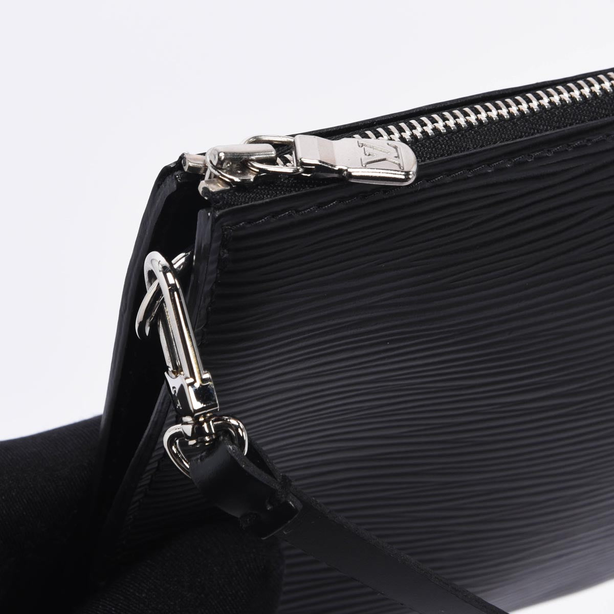 Louis Vuitton Black Epi Leather Pochette Accessoires