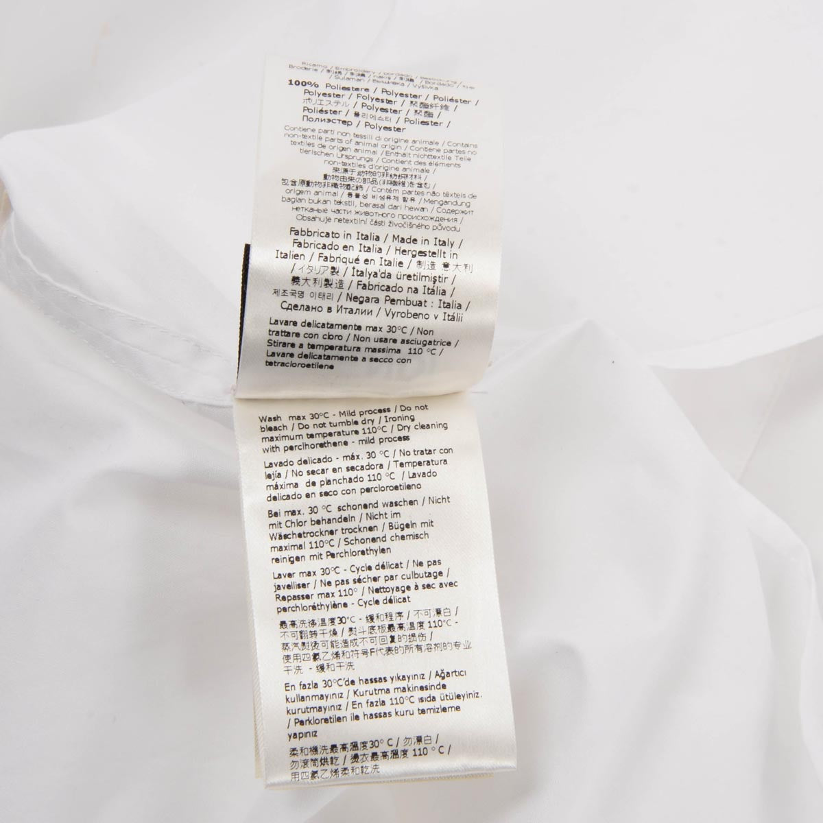 Fendi White Cotton FF Embroidered Pocket Shirt IT 44