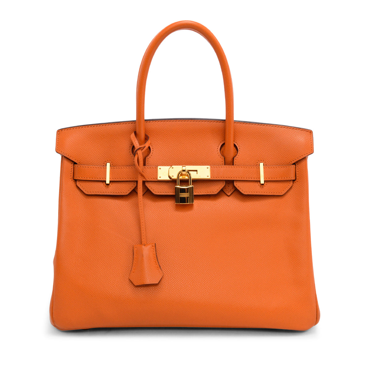 Hermes Orange Epsom Birkin 30 GHW