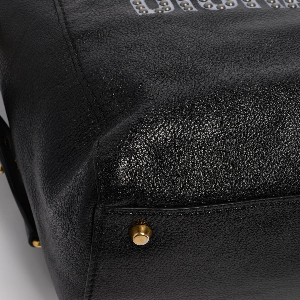 Dior Black Goatskin DiorAngeles Tote