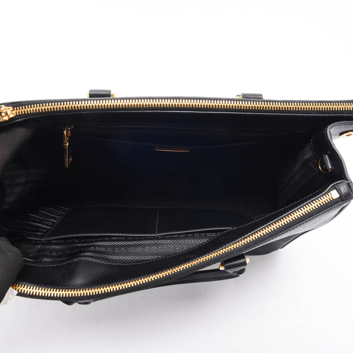Prada Black Saffiano Large Galleria Tote