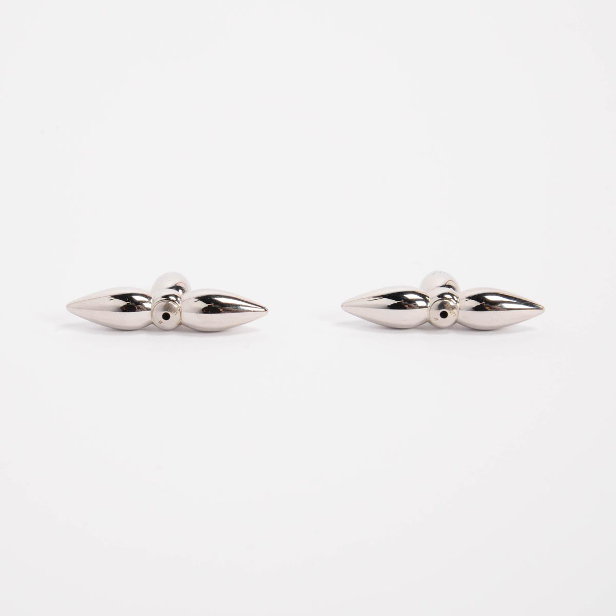 Louis Vuitton Silver & Gold Metal Louisette Earrings