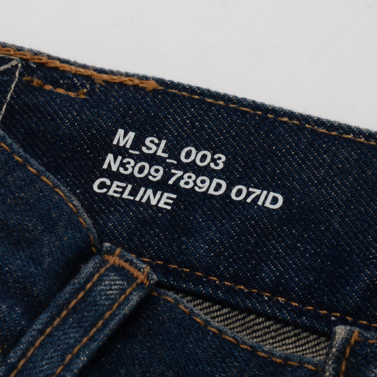 Celine Dark Wash Denim Straight Leg Jeans 27