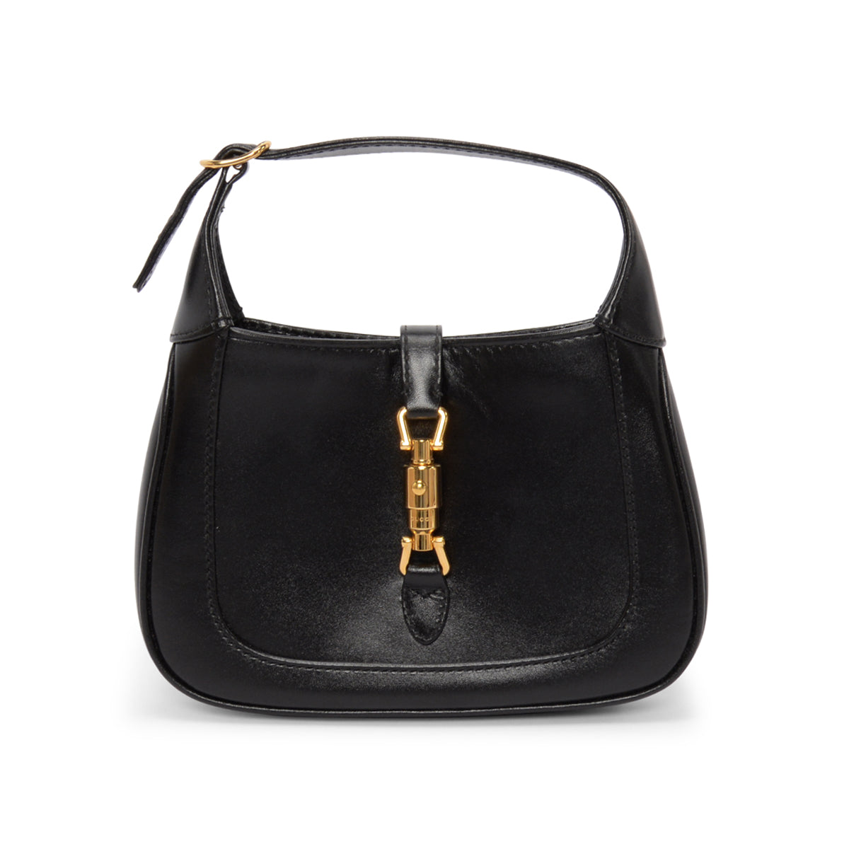 Gucci Black Calfskin 1961 Mini Jackie Bag