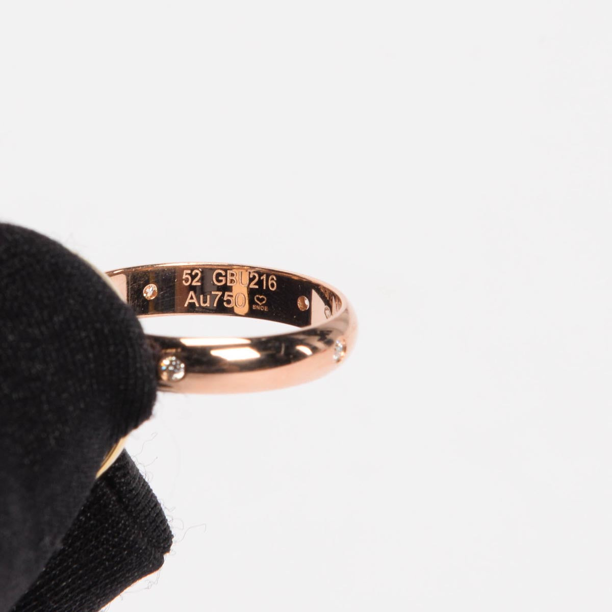 Cartier Tri-Colour Gold 15 Diamond Trinity Ring