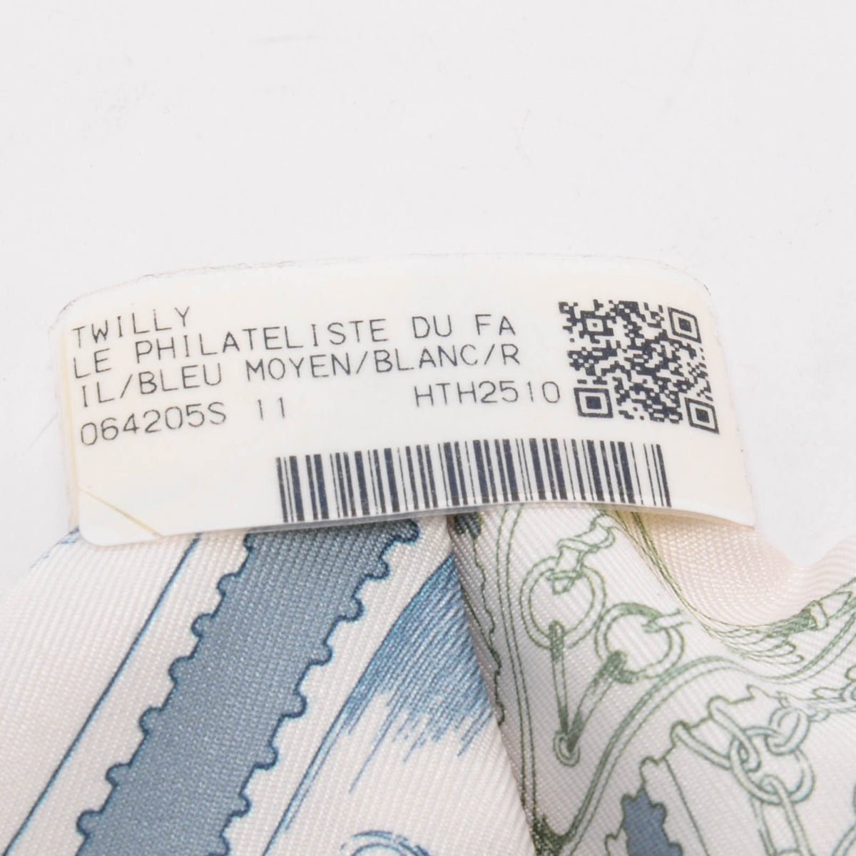 Hermes Bleu Moyen Silk Le Philateliste du Faubourg Twilly