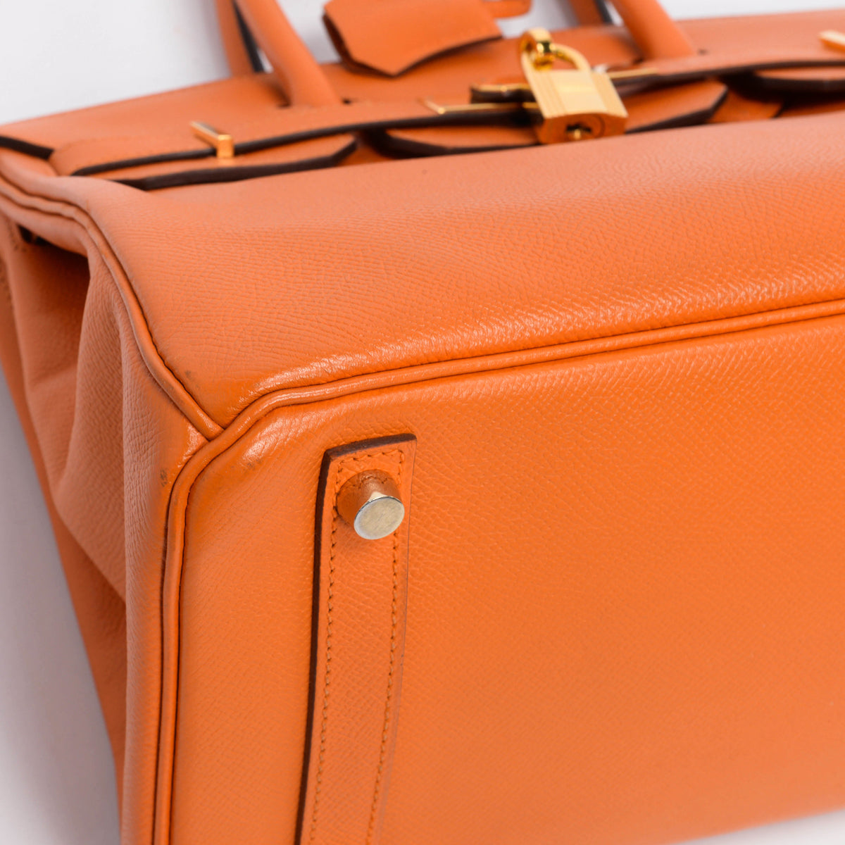 Hermes Orange Epsom Birkin 30 GHW