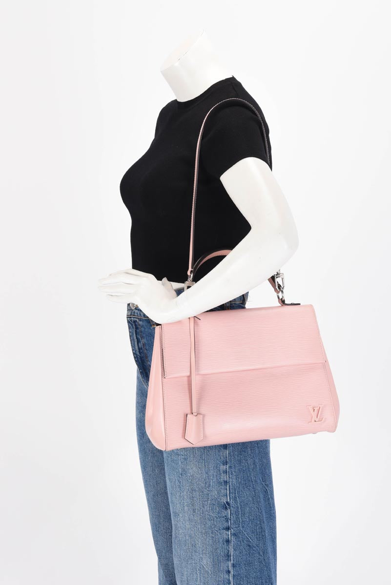 Louis Vuitton Rose Ballerine Epi Leather Cluny MM
