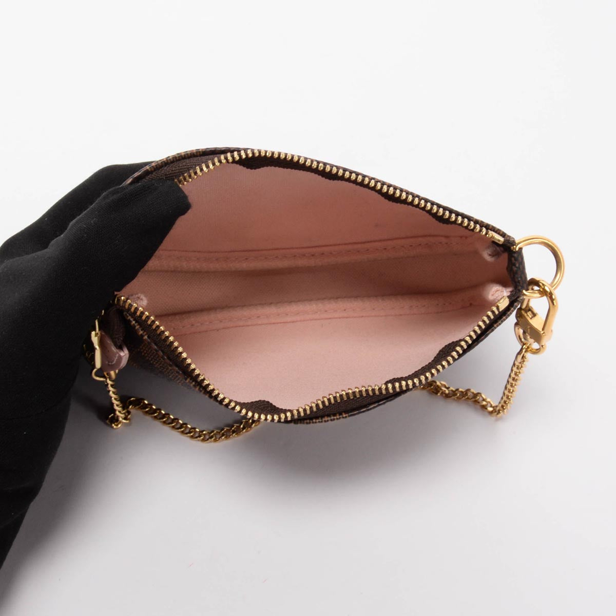 Louis Vuitton Damier Ebene Big Wheel Mini Pochette Accessoires