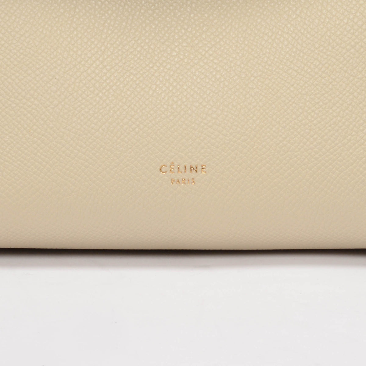 Celine Light Beige Grained Calfskin Micro Belt Bag