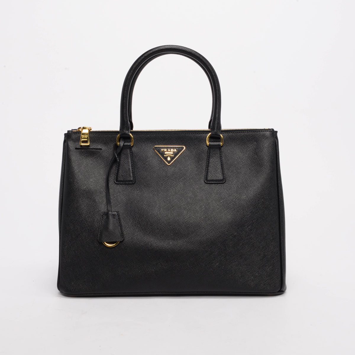 Prada Black Saffiano Medium Galleria Tote