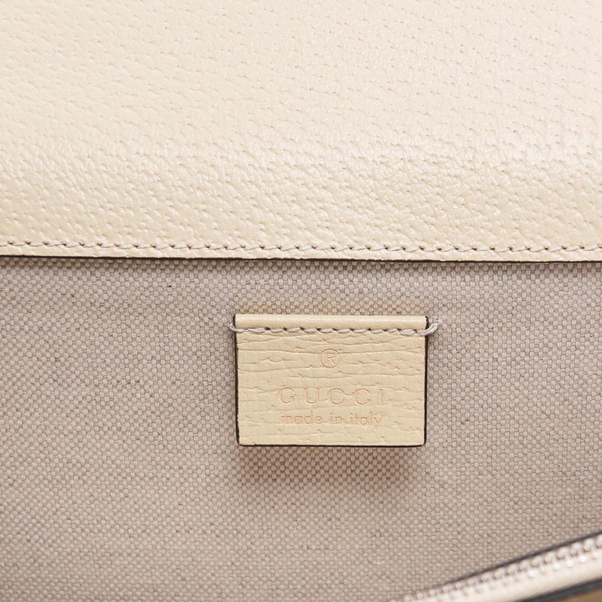 Gucci Mystic White Textured Calfskin Dionysus Small Shoulder Bag