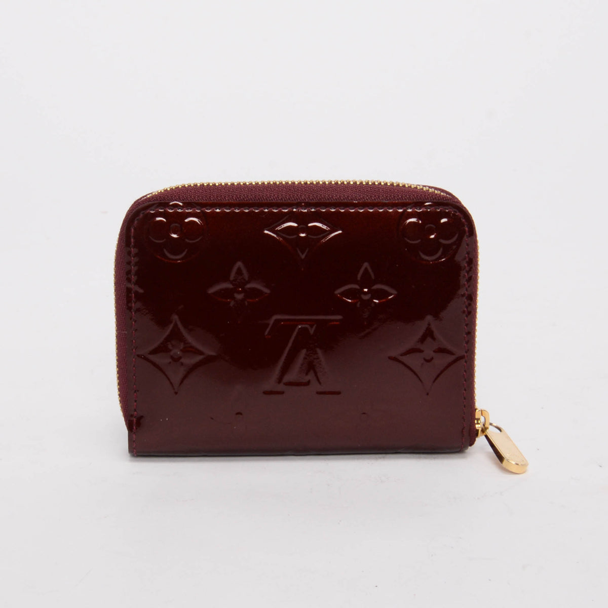Louis Vuitton Rouge Fauviste Vernis Zippy Coin Purse