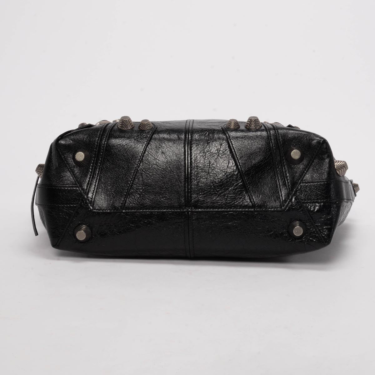Balenciaga Black Arena Lambskin Le Cagole Carry All Tote