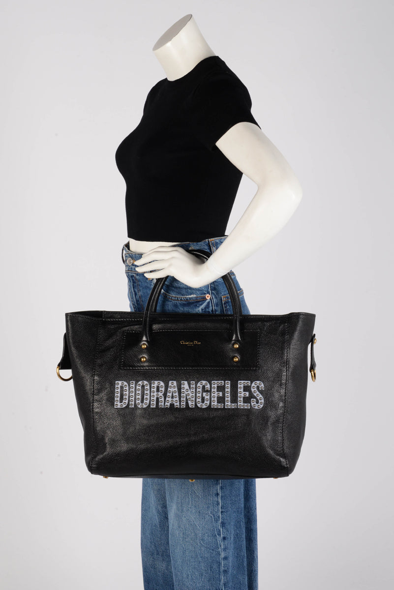 Dior Black Goatskin DiorAngeles Tote