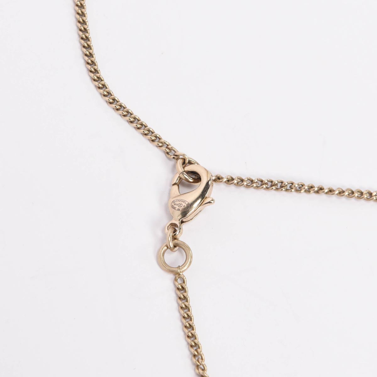 Chanel Light Gold Gripoix Paris-Bombay Camellia Necklace