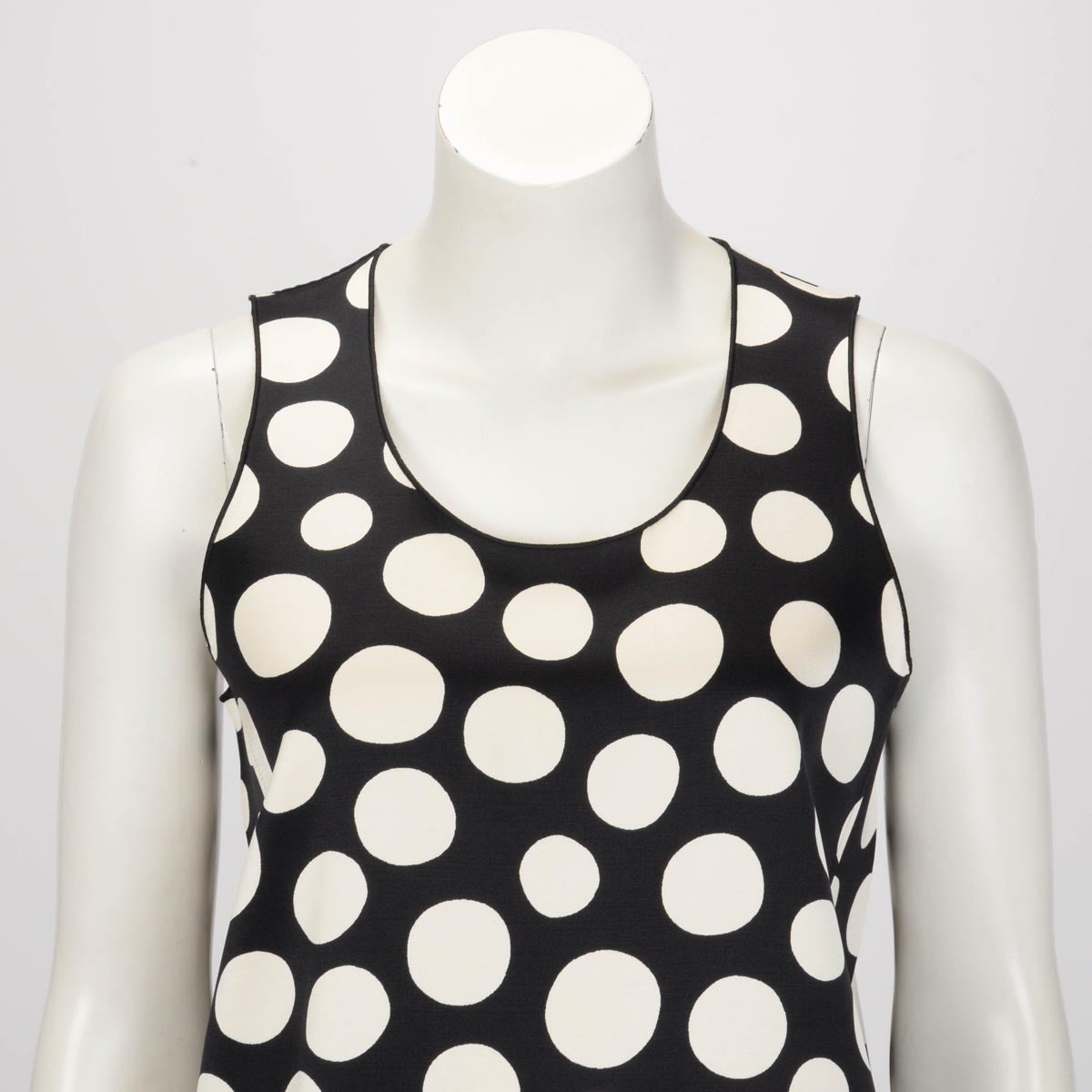 Celine Black & White Polka Dot Top FR 38