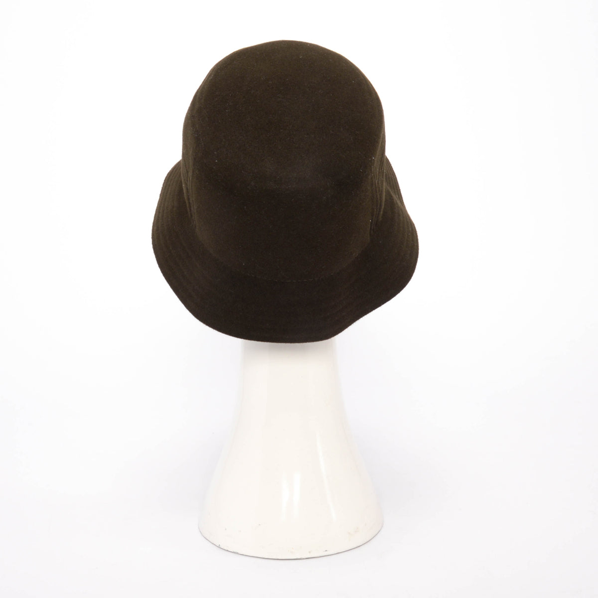 Hermes Khaki Rabbit Felt Dalton Bucket Hat