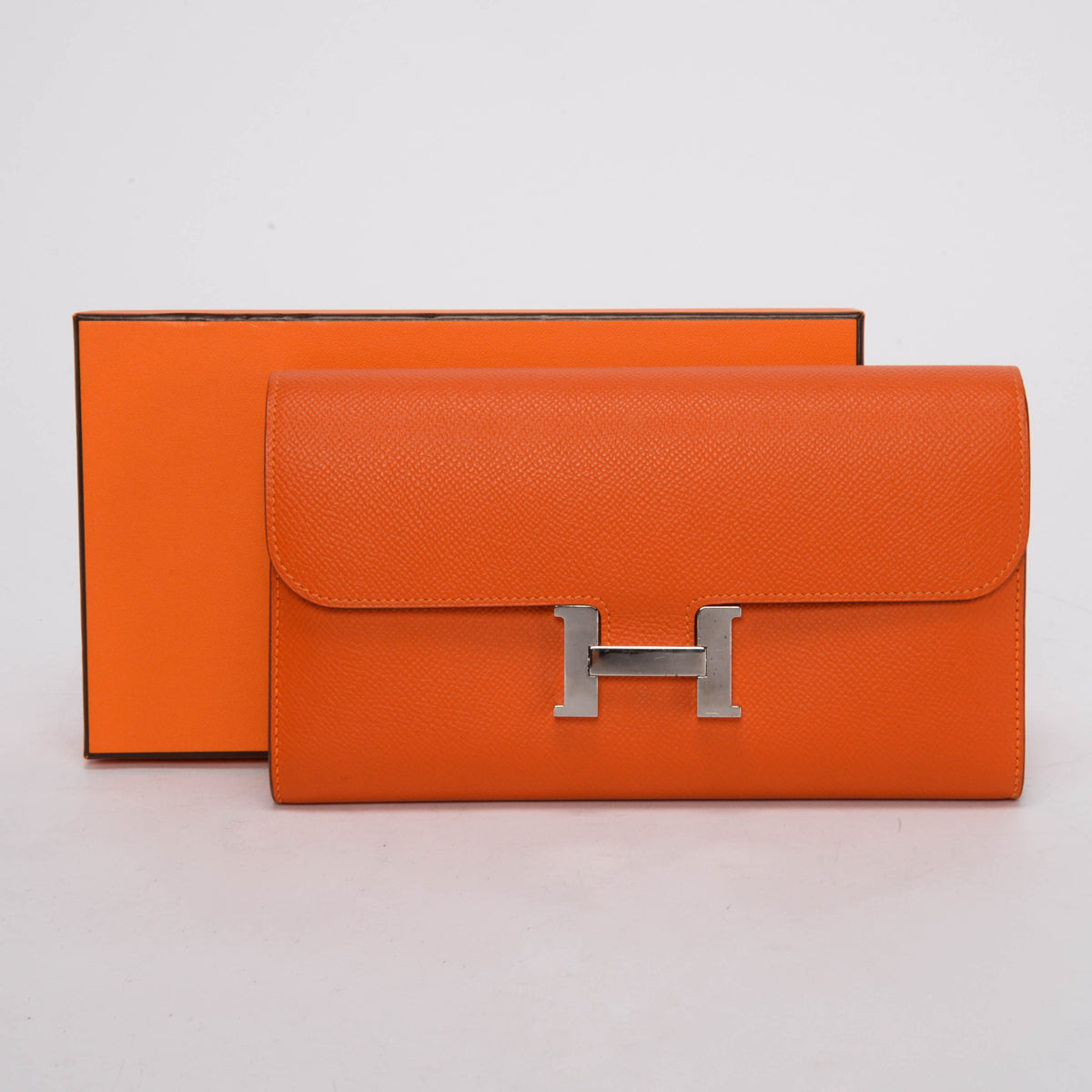 Hermes Feu Epsom Constance Long Wallet