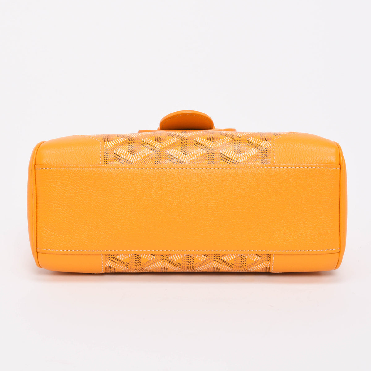 Goyard Yellow Goyardine & Calfskin Saigon Souple Mini Bag