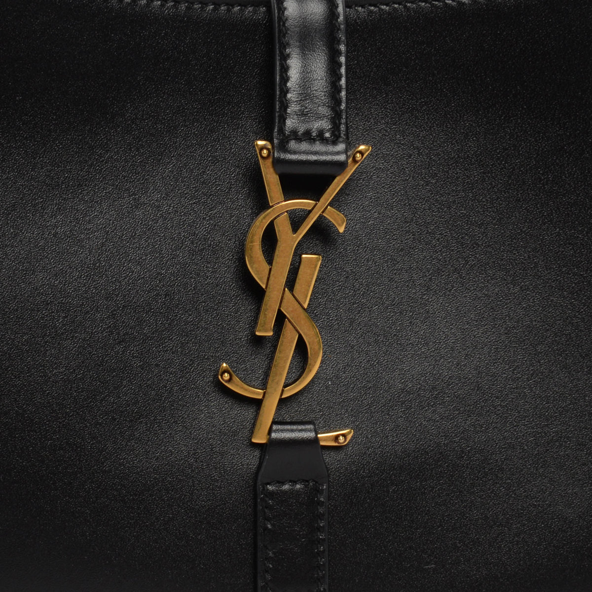 Saint Laurent Black Calfskin Le 5 A 7 Shoulder Bag