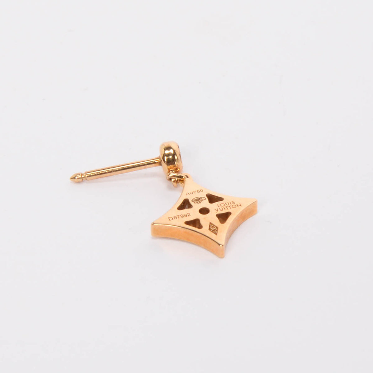 Louis Vuitton 18k Yellow Gold & Diamond Idylle Blossom Ear Studs