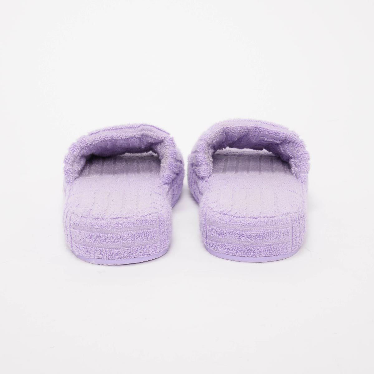Bottega Veneta Purple Terry Cloth Resort Slippers 40
