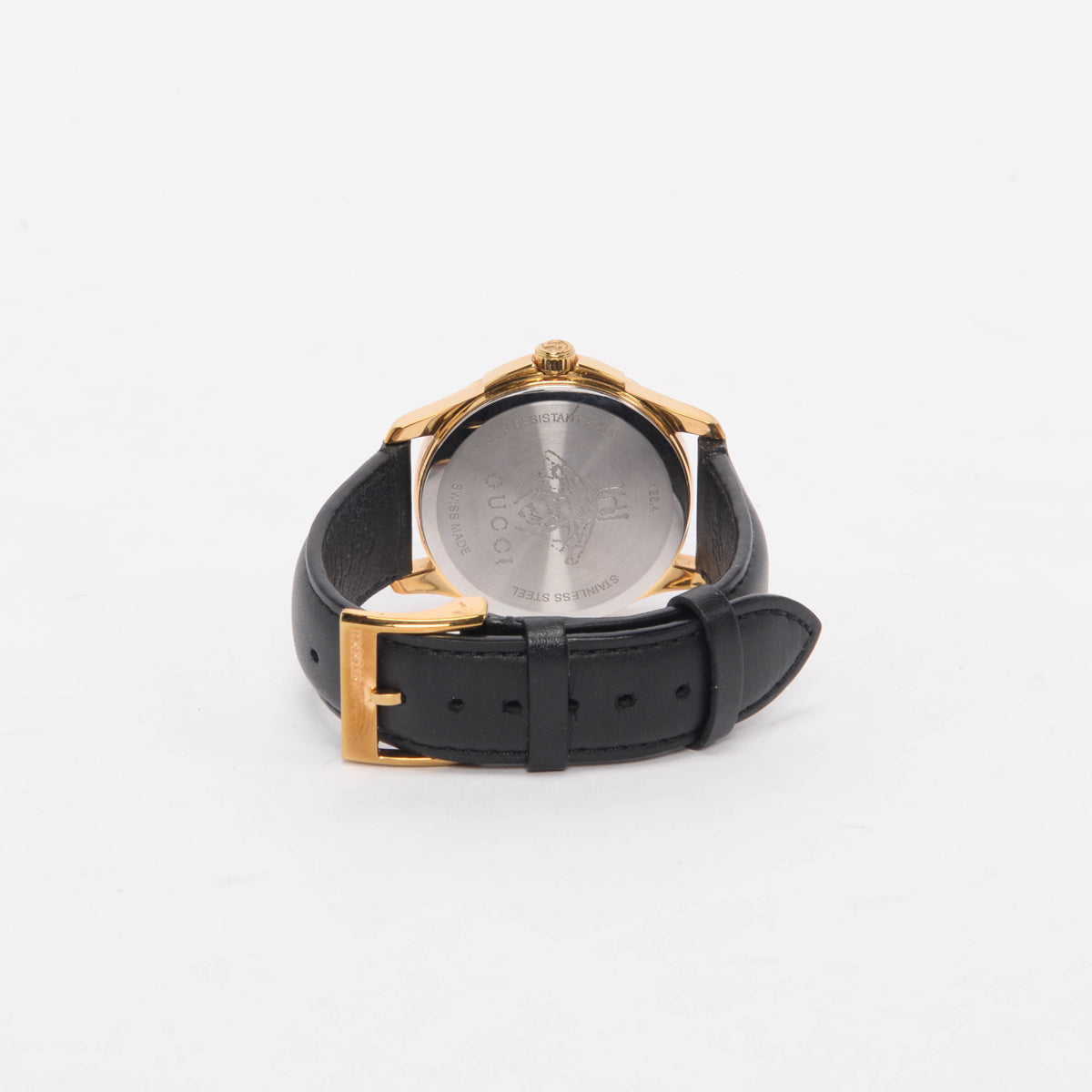 Gucci Coral Gold Tone Le Marche Des Merveilles Watch