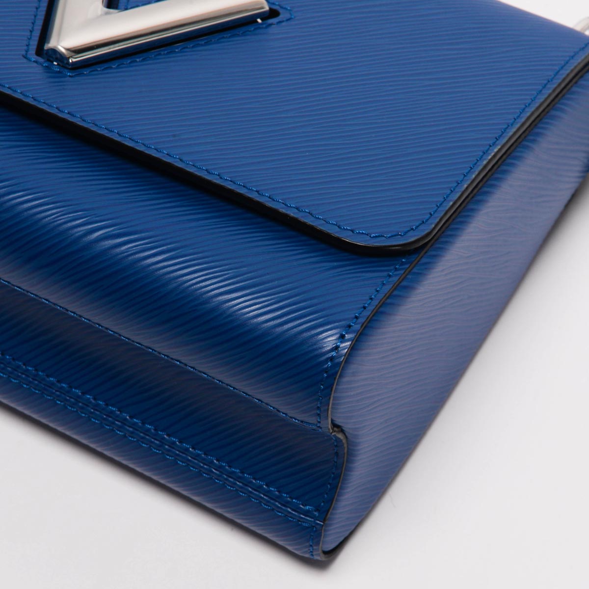 Louis Vuitton Blue Epi Braided Handle Twist MM