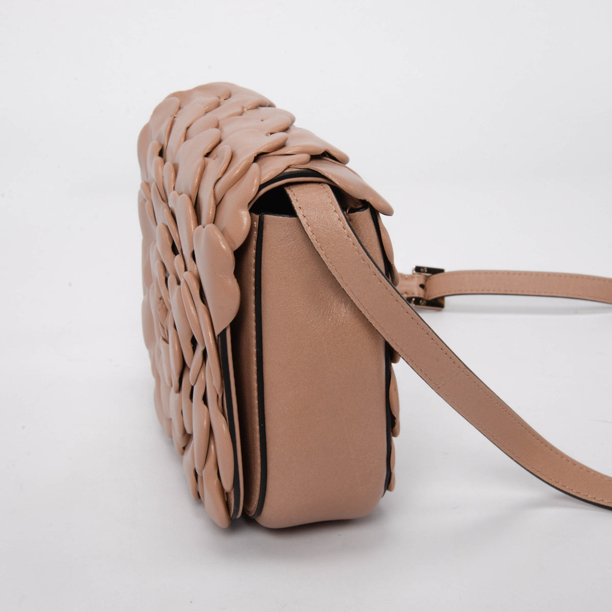 Valentino Rose Cannelle Nappa Atelier 03 Rose Edition Small Flap Bag