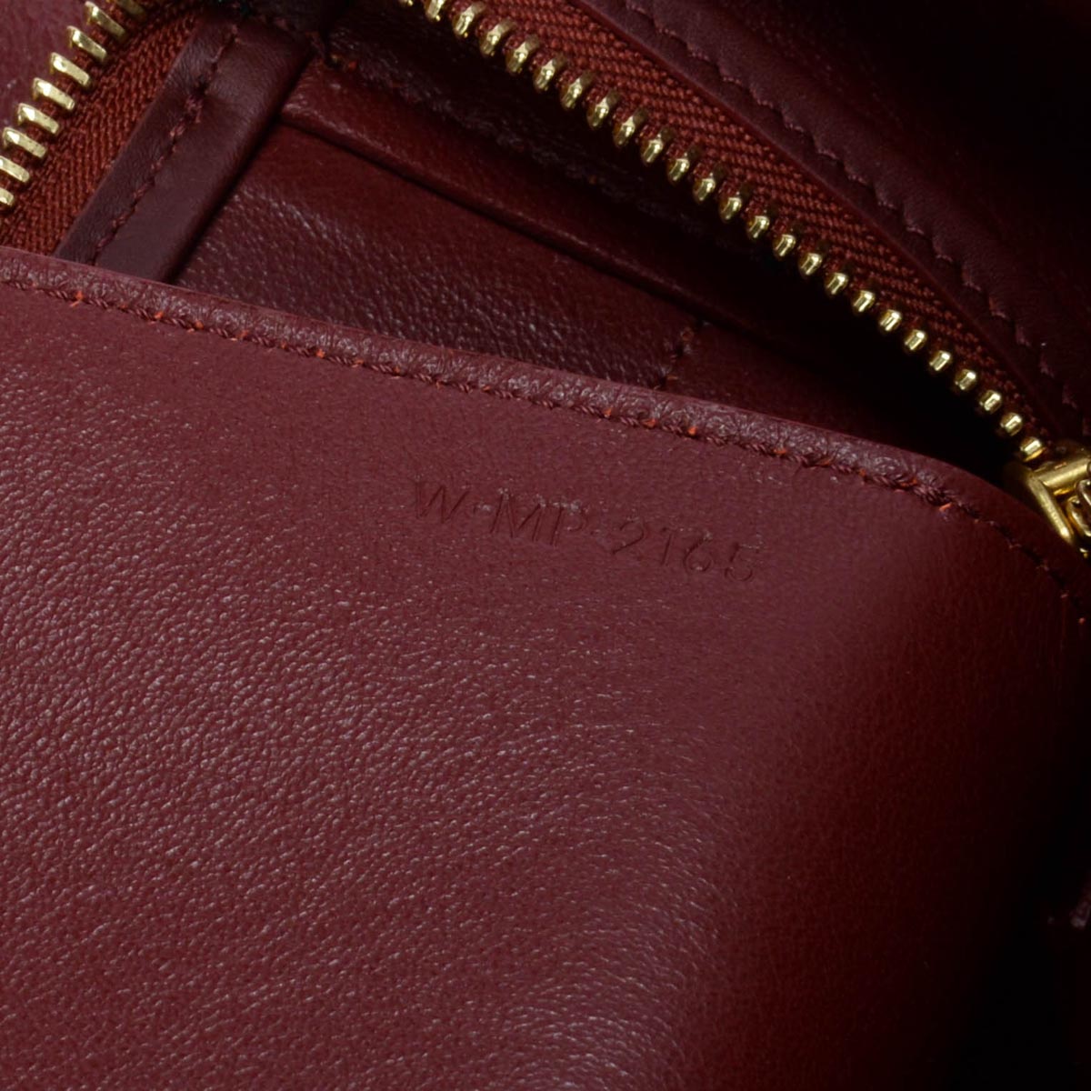 Celine Burgundy & Black Smooth Calfskin Belt Bag