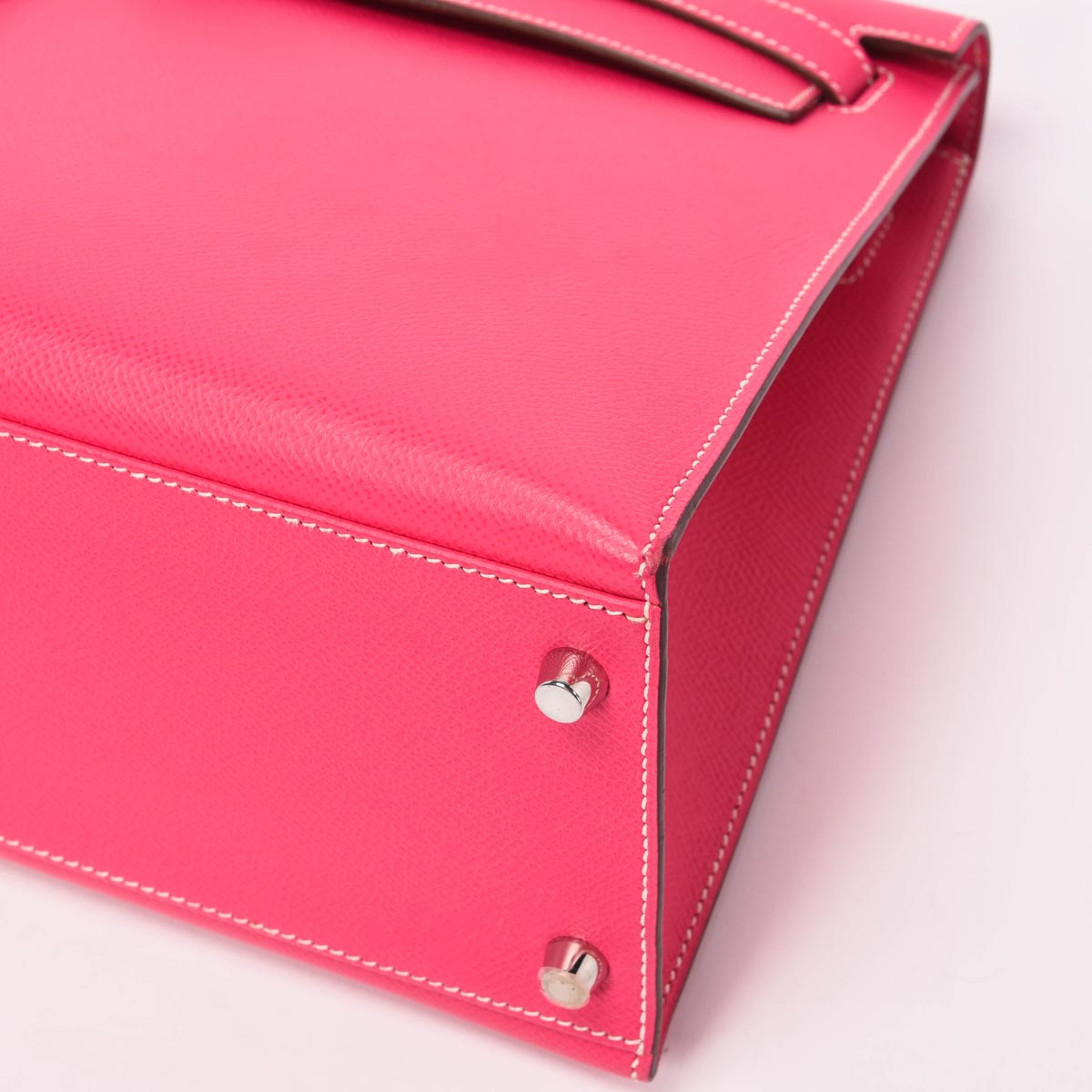 Hermes Rose Tyrien Epsom Sellier Kelly 32 PHW