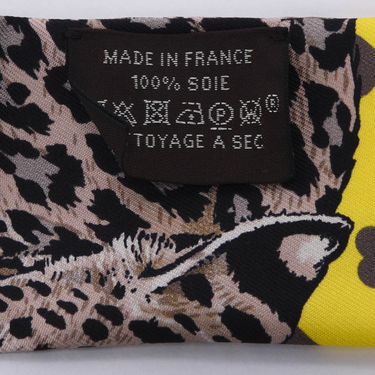 Hermes Yellow Silk Jungle Love Love Twilly
