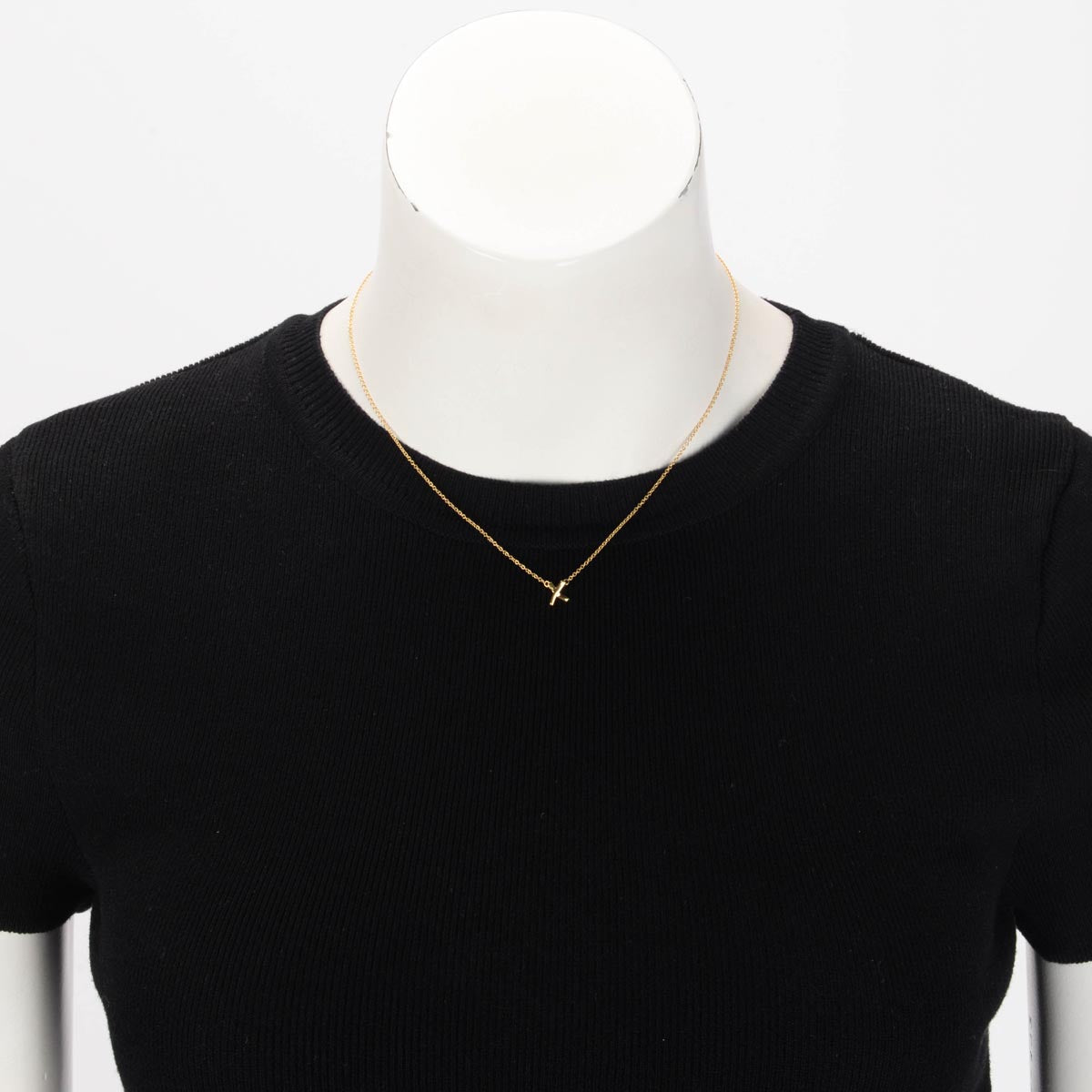 Tiffany & Co 18k Yellow Gold Paloma's Grafitti X Necklace