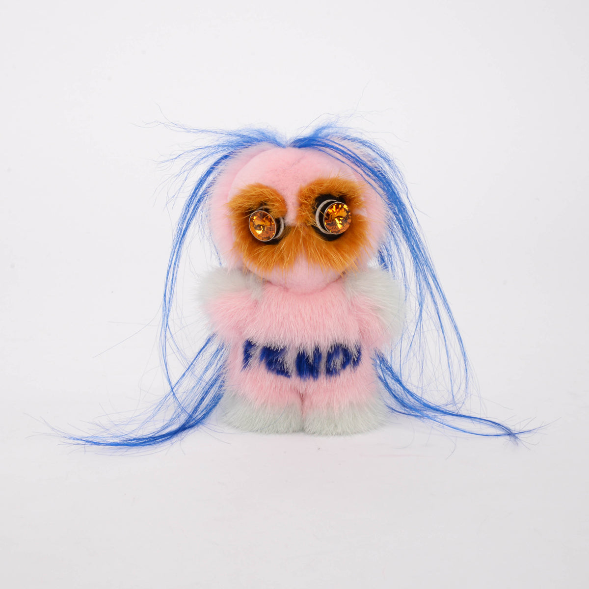 Fendi Pink Mink Fendirumi Piro-Chan Bag Charm