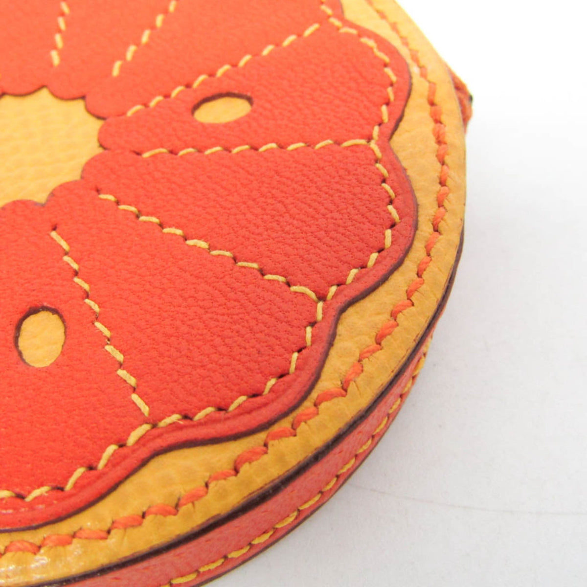 Hermes Orange Tutti Fruitti Orange Slice Coin Purse