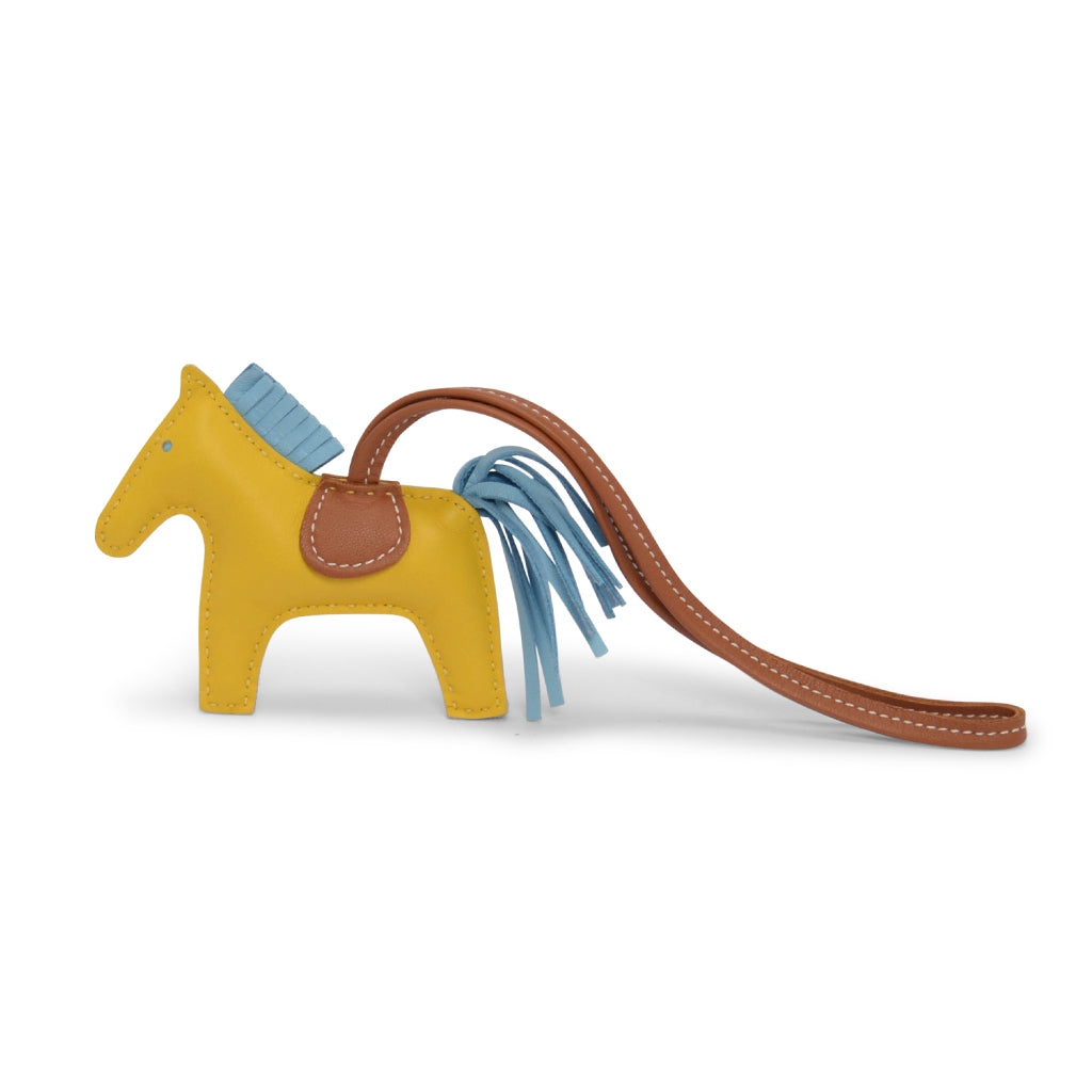 Hermes Jaune de Naples Milo Lambskin Rodeo PM