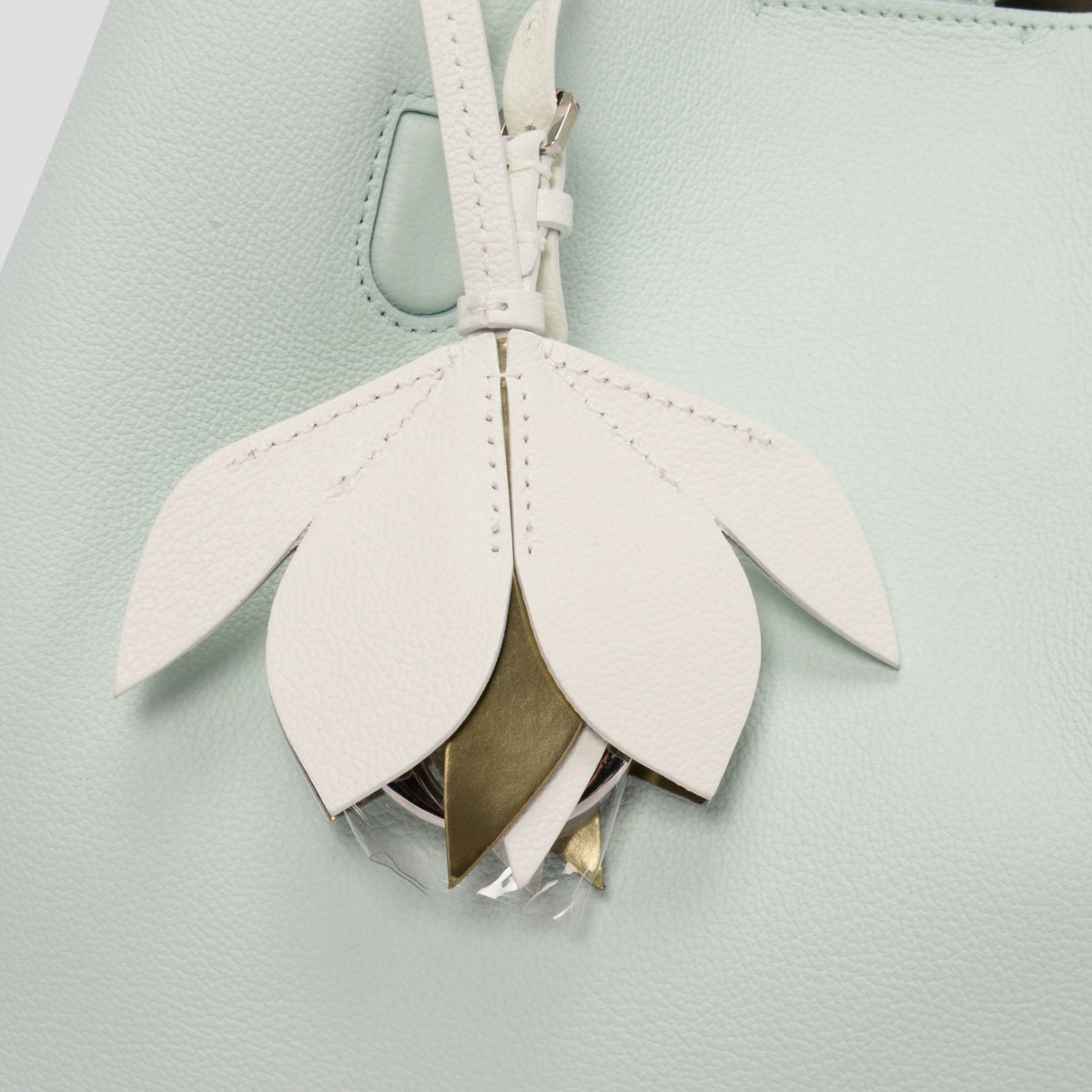 Dior Mint Green Grained Calfskin Bucket Tote