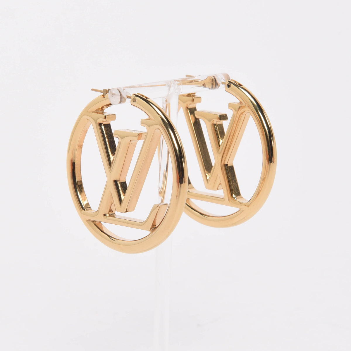 Louis Vuitton Gold Louise Hoop Earrings