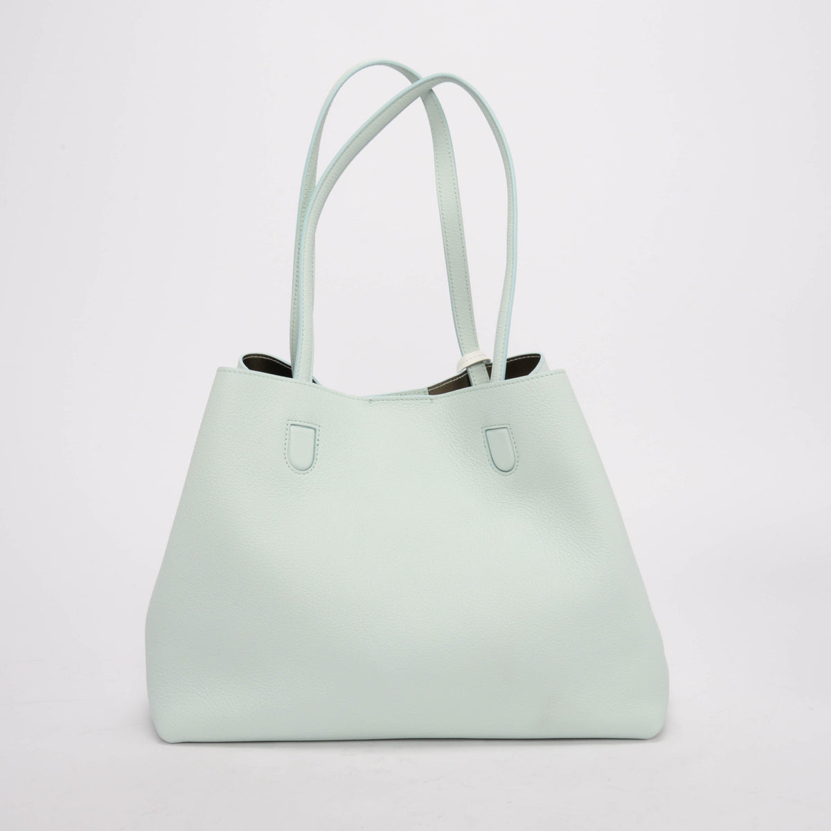Dior Mint Green Grained Calfskin Bucket Tote