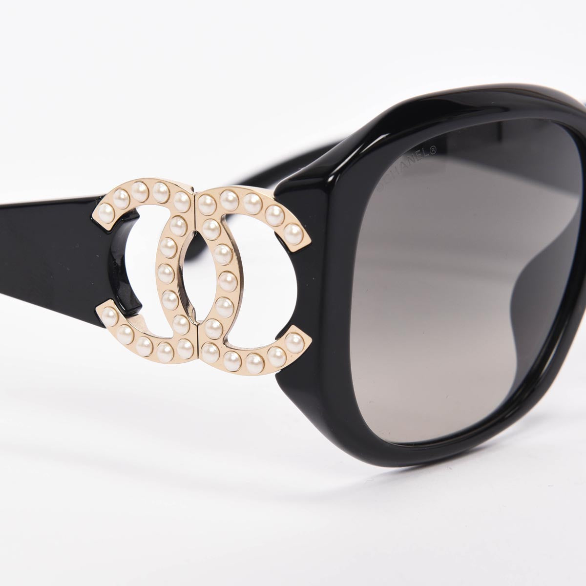 Chanel Black Pearl CC Sunglasses