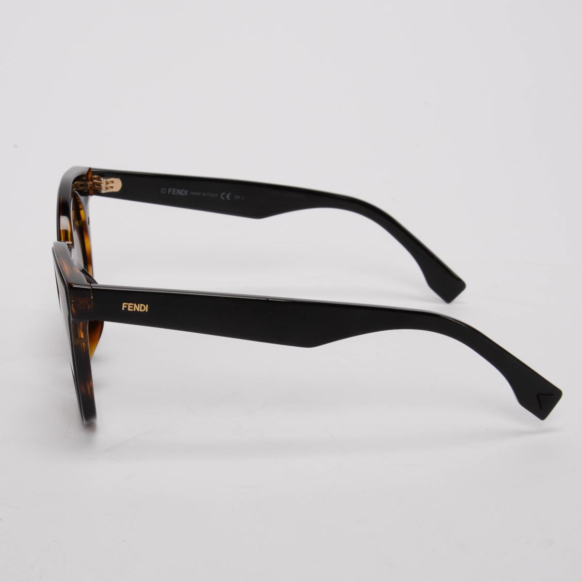 Fendi Havana Fendi You Round Sunglasses