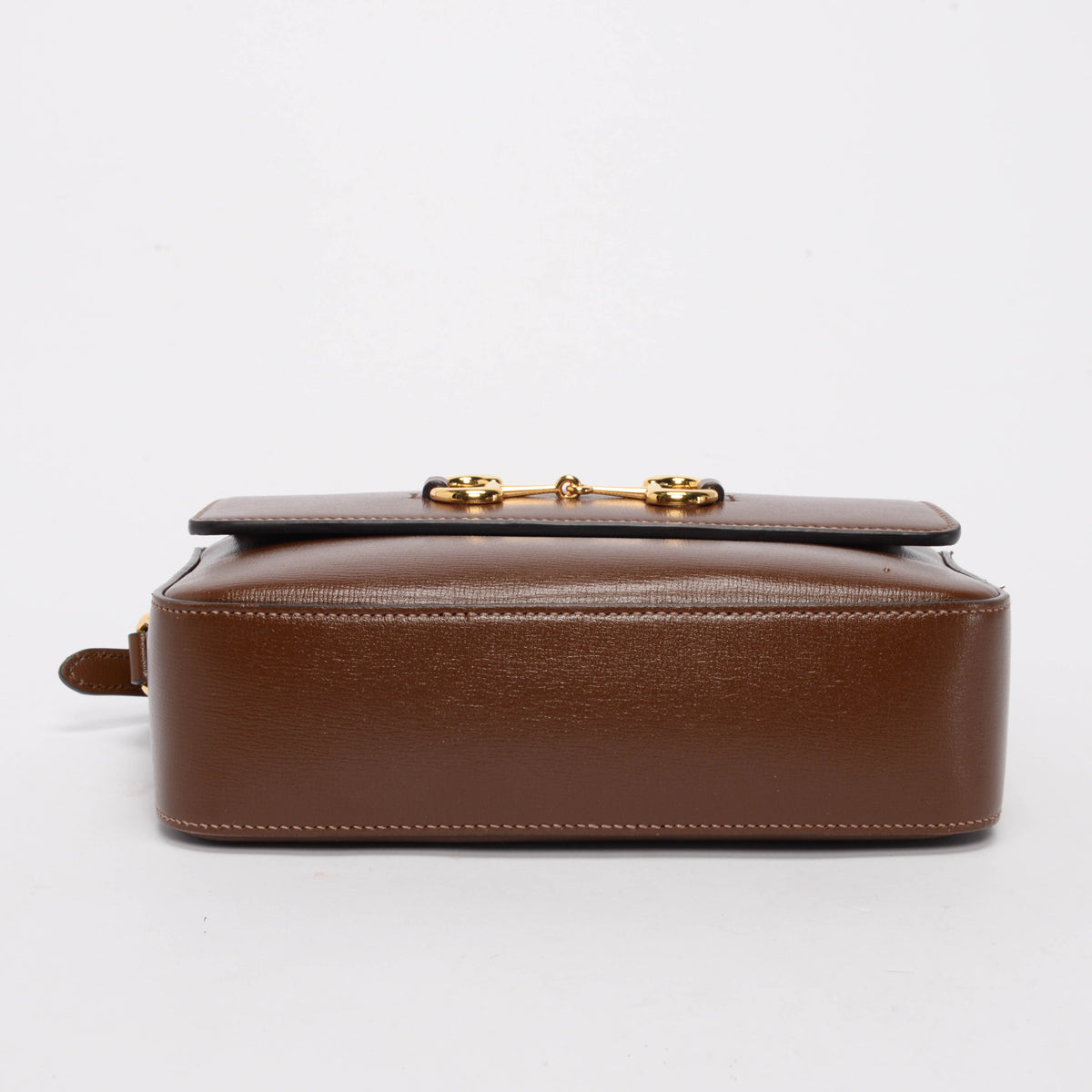 Gucci Brown Leather Horsebit 1955 Small Camera Bag