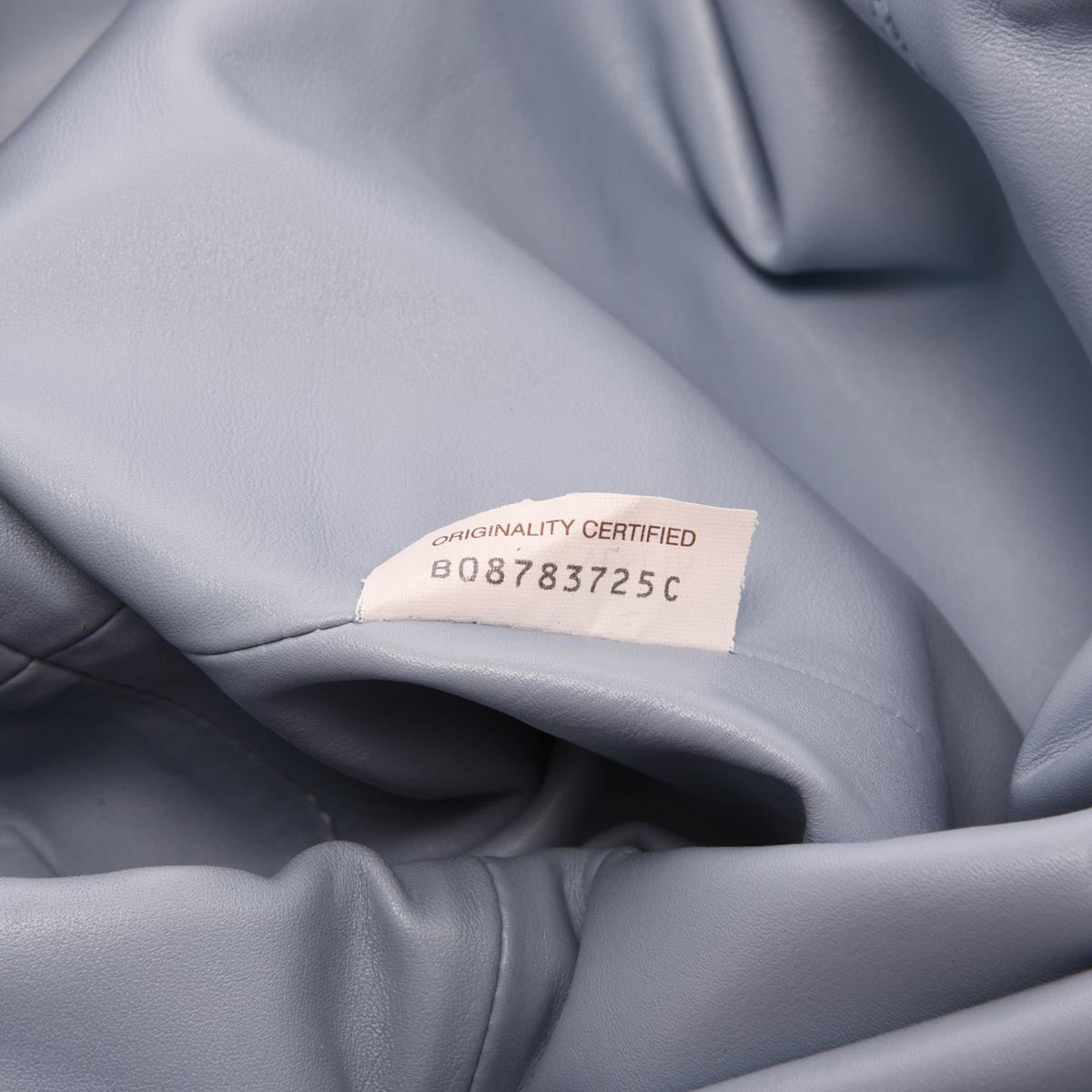 Bottega Veneta Ice Blue Lambskin The Pouch Clutch