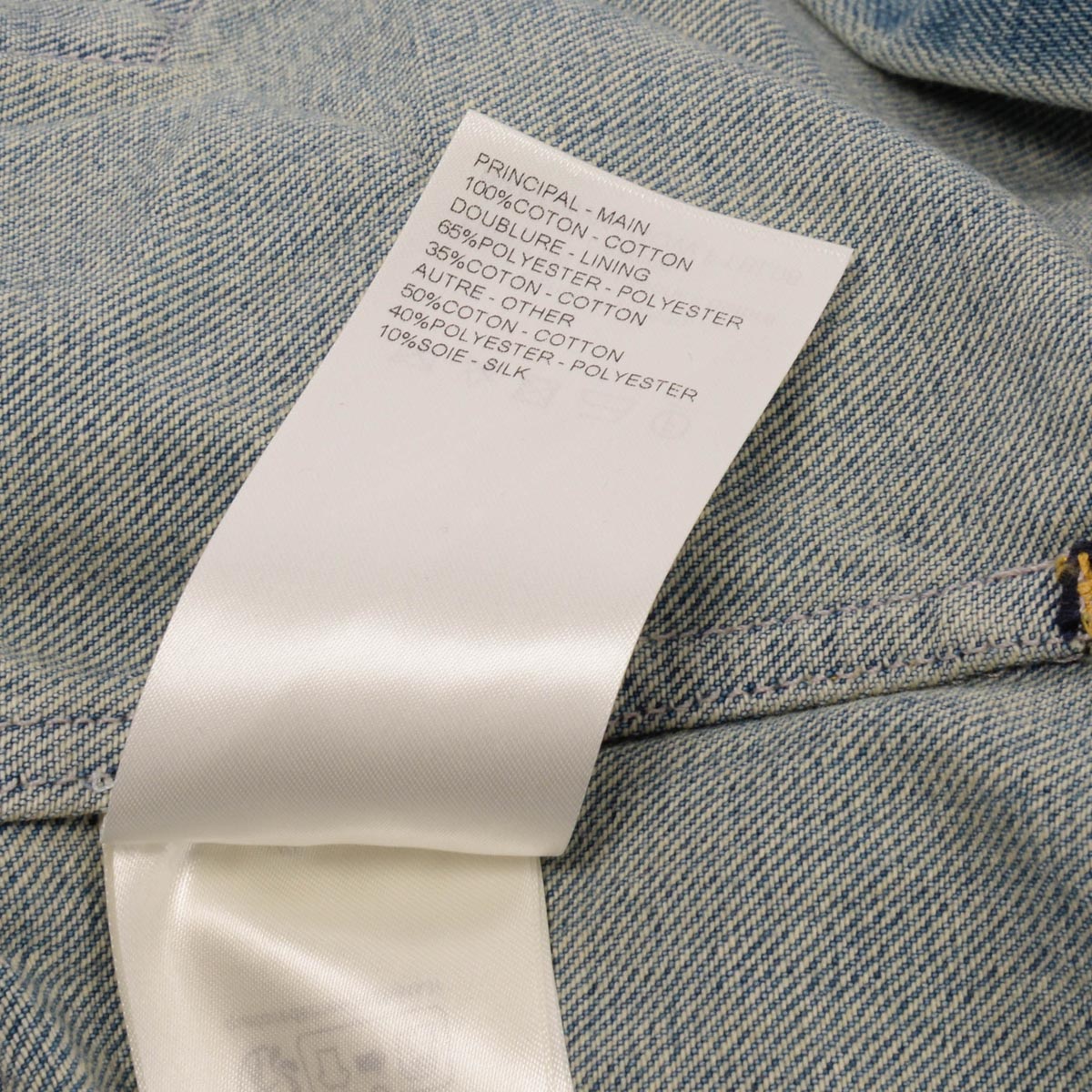 Louis Vuitton Blue Denim Boxy Shirt FR 34