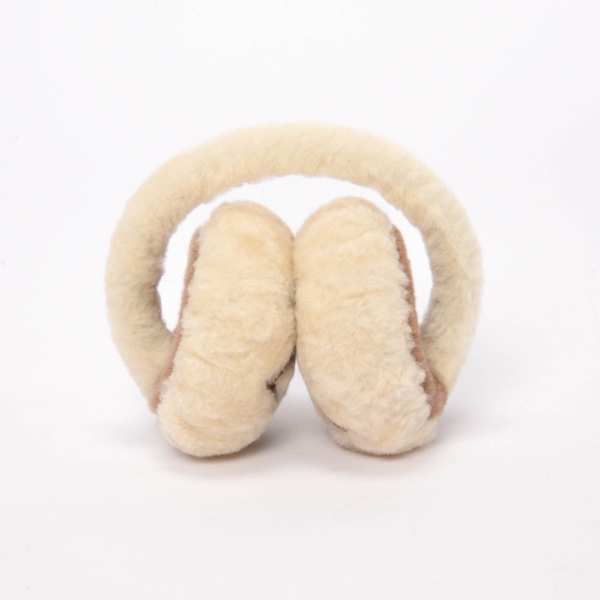 Louis Vuitton White Shearling LV Cloud Earmuffs