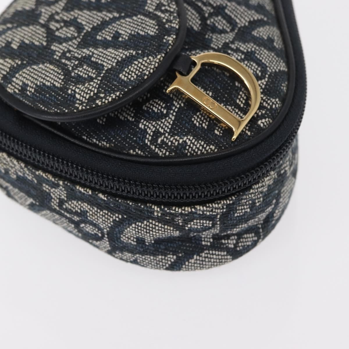 Dior Blue Diorissimo Saddle Cosmetic Pouch