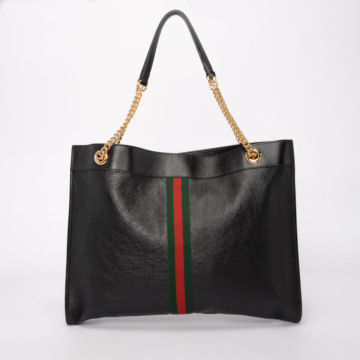 Gucci Black Calfskin Large Rajah Tote