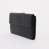 Chanel Black Caviar Leather Timeless CC Wallet - Blue Spinach