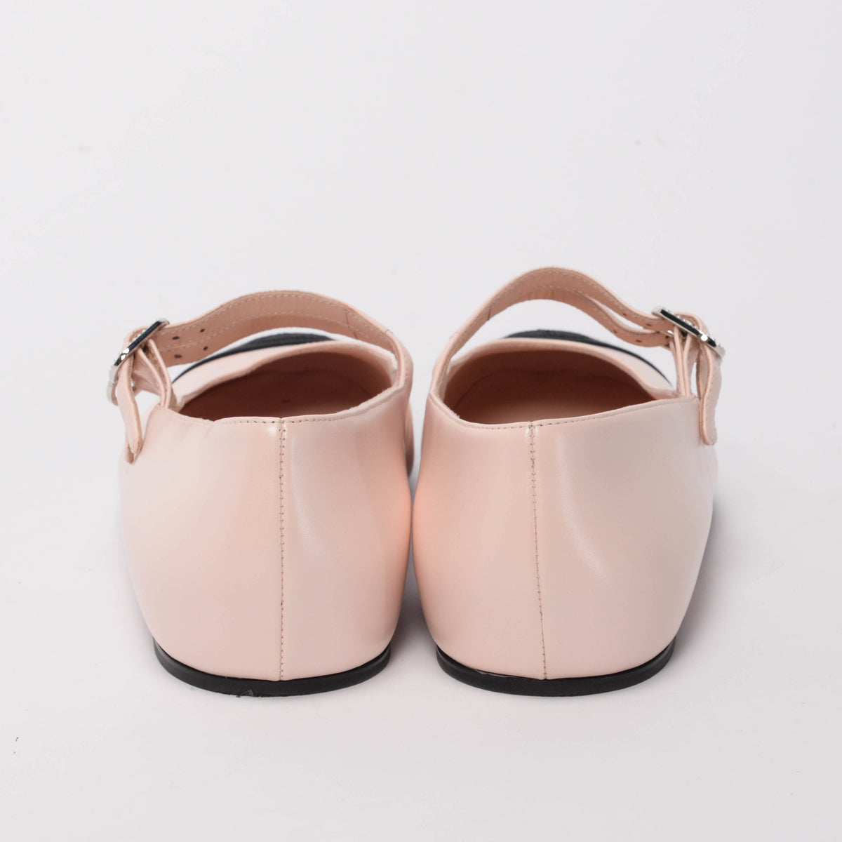 Chanel Pink Pearlescent Lambskin Mary Jane Flats 41